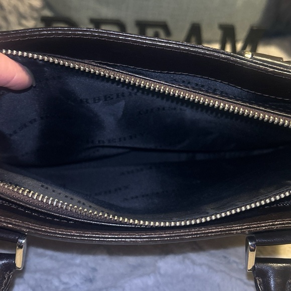 Burberry Canvas Nova Check Medium Square Tote - Picture 10 of 16